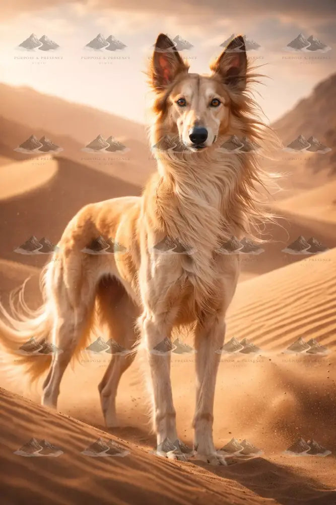 Desert Windhound/Cão do Vento do Deserto/Lebrel del Viento del Desierto Digital Artwork