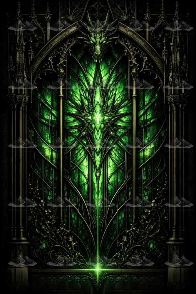 Dragon’s Lair, Lumindal Print Digital Poster