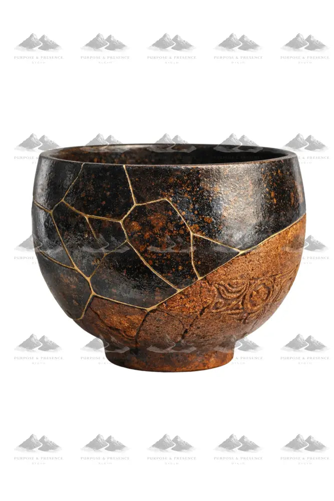 Fractured Mosaic Tenmoku / Tenmoku Mosaico Fraturado / Tenmoku Mosaico Fracturado Digital Artwork