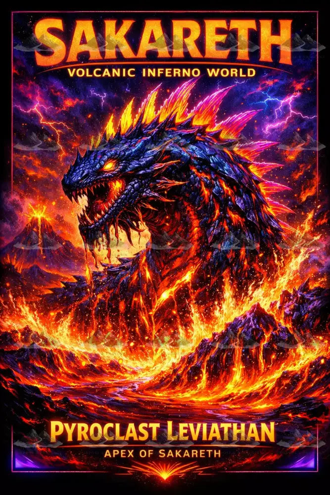 Pyroclast Leviathan Atlas of Elsewhere AOE Digital Artwork