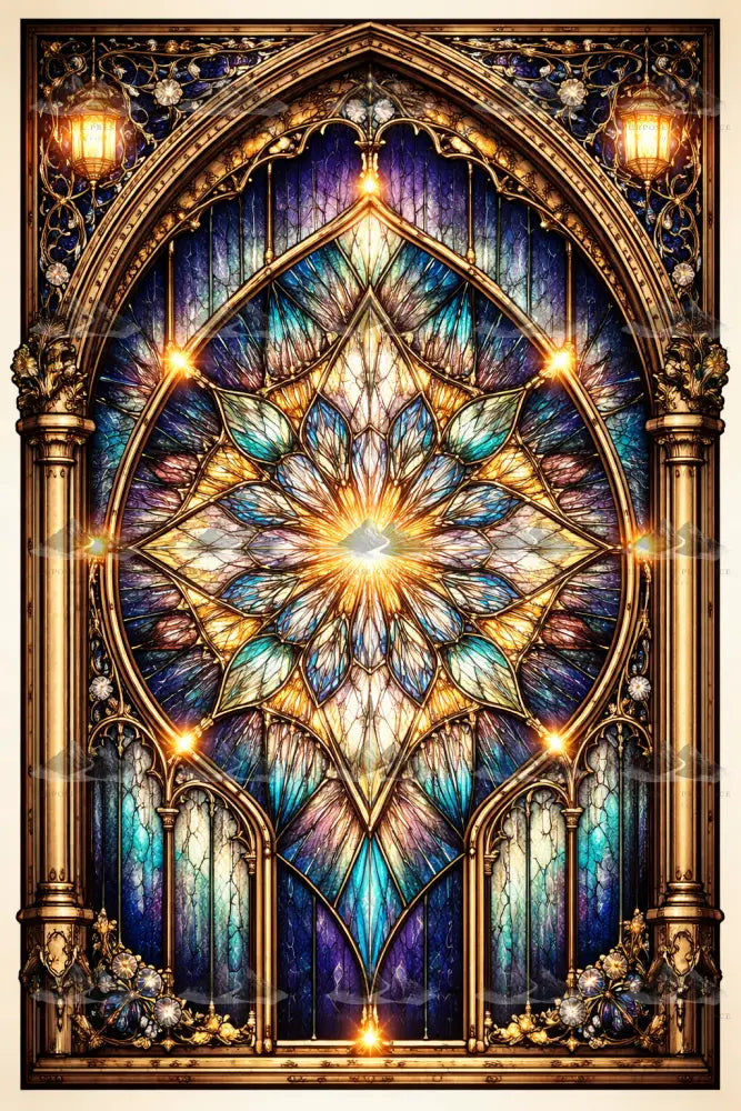 Sacred Bloom, Lumindal Print Digital Poster