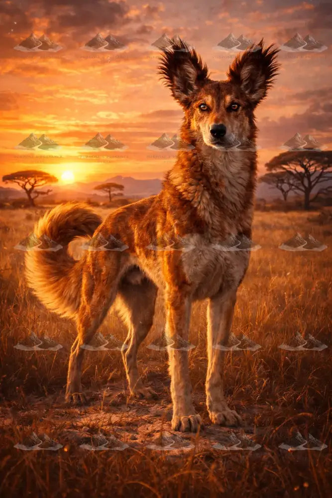 Savanna Crown Hound/Cão Coroa da Savana/Sabueso Corona de la Sabana Digital Artwork