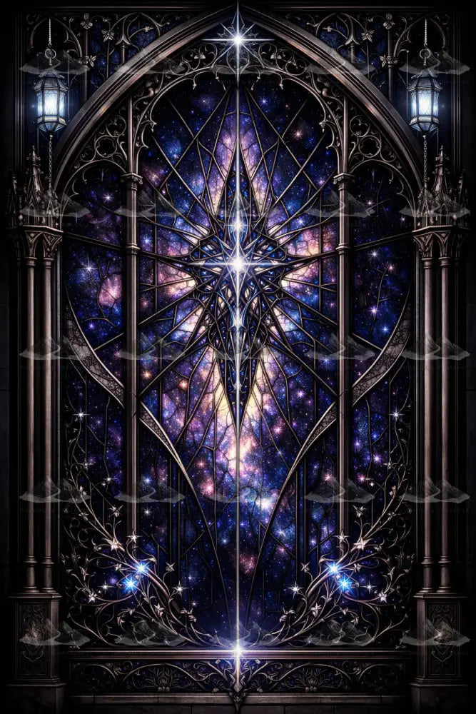 Starfall Cathedral, Lumindal Print Digital Poster