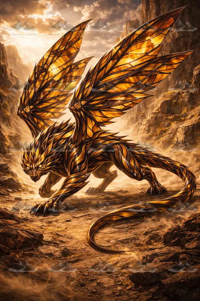 Tigraxis, Shardscale Sovereign Digital Poster - Digital Download